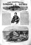 Old Antique Print 1851 Submarine Telegraph Sangatte Calias Erasmus York 19th