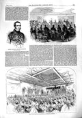 Original Old Antique Print 1851 Richard Andrews Mayor Southampton Victorian