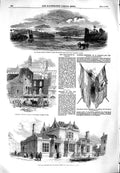 Original Old Antique Print 1851 Bridge Martha River Jamaica Laundries Greenwich