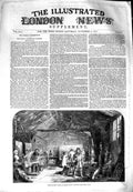 Original Old Antique Print 1851 Wood Carving Studio Messrs. Cookes Warwick Art