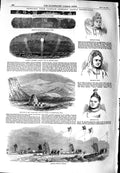 Old Antique Print 1851 Captain Austin Arctic Griffith Melville Esquimaux 19th