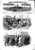 Original Old Antique Print 1851 Revolution France President Paris Legislative