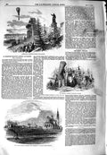 Original Old Antique Print 1851 Poitevin Balloon Nantes Liebfrau Vineyard Worms