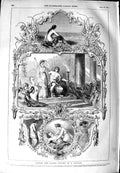Original Old Antique Print 1851 Drawing Thomas Adonis Adona Romance Victorian