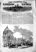 Old Antique Print 1851 General Magnan Hospital Val De Grace Paris France 19th