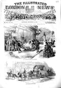 Old Antique Print 1851 Revolution France Ambulance Audriettes Boulevard 19th