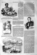 Original Old Antique Print 1852 Railway Susquehanna David Reid Banker Ahmedabad