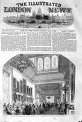 Original Old Antique Print 1852 Marriage Earl Grosvenor Lady Constance Dfjeuner