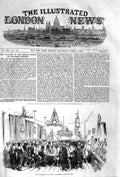Original Old Antique Print 1852 GMining California El Dorado Sac 19th