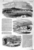 Original Old Antique Print 1852 Hebrides Stornaway Lewis Pushwa Jumna Victorian