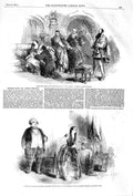 Old Antique Print 1852 Schiller Play Don Karlos James'S Theatre Pasquale 19th
