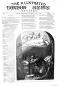 Original Old Antique Print 1852 Lost Lenore Wenhert 19th Century
