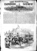 Original Old Antique Print 1852 Captain-General Colonel Prince Albert Artillery