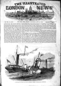Old Antique Print 1852 Ships Collision Duchess Kent Ravensbourne Steamers 19th