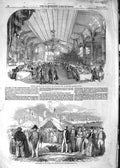 Original Old Antique Print 1852 Netherlands Enclosure Hanswerk Casino Paganini