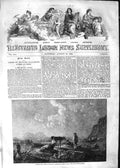 Original Old Antique Print 1852 Cowherds Cattle Evening Herdsman Mountains 19th