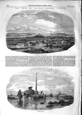 Original Old Antique Print 1852 Vraic Sea-Weed Harvest Guernsey Hors Victorian
