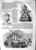 Old Antique Print 1852 Sevres China Museum Art Marlborough Simpson Plate 19th