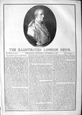 Original Old Antique Print 1852 Supplement Duke Wellington Trim Castle Walmer