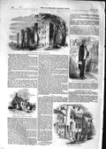 Original Old Antique Print 1852 Dangan Castle Kilmore Church Duke Walmer House