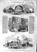 Original Old Antique Print 1852 Industrial Exhibition Dublin Salisbury N 19th