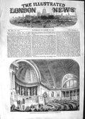 Original Old Antique Print 1852 Re-Establishment French Empire Sitting Senate