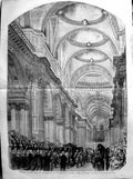 Old Antique Print 1852 Funeral Duke Wellington Paul'S Cathedral Nelson 19th
