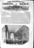 Old Antique Print 1852 Convocation Clergy Lower House Jerusalem Chamber 19th