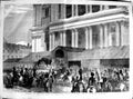 Old Antique Print 1852 Funeral Duke Wellington House Commons Temple Bar 19th