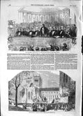 Old Antique Print 1852 Lord John Russell Leeds Mechanics Durham Election 19th