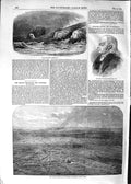 Old Antique Print 1852 London Necropolis Mausoleum Surrey Dublin Martin 19th