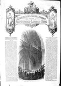 Original Old Antique Print 1852 Egyptian Hall Piccadilly Smith Mount Blanc 19th