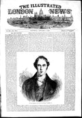 Original Old Antique Print 1853 Portrait Earl Aberdeen New Premier Victorian