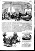 Old Antique Print 1853 Thomas Cubitt Russian Embassy Chesham Goura Pigeon 19th