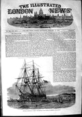 Original Old Antique Print 1853 Emigration Isle Skye Hercules Harbour Cam 19th