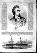 Old Antique Print 1853 Duke Argyll Lord Privy Seal Caloric Ship Ericsson 19th