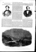 Old Antique Print 1853 Ship Wreck Queen Victoria Bailey Rock Howth Phinn 19th