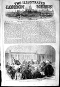 Original Old Antique Print 1853 Committee House Commons Chatham E 19th