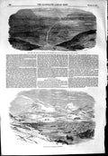 Original Old Antique Print 1853 Junction Canal Savana River Whales Stornoway