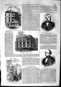 Old Antique Print 1853 Turner Gladstone Whittington Strand Milford Lane 19th