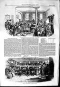 Original Old Antique Print 1853 Female Emigrants Hatton Garden Madagasc 19th