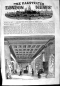 Original Old Antique Print 1853 Nineveh Room British Museum Archi 19th