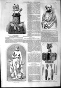 Old Antique Print 1853 Bust Joseph Bailey Marble Windsor Ericsson Engine 19th