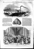 Old Antique Print 1853 Colliery Explosion Wigan Coal Cannel Marco Spada 19th