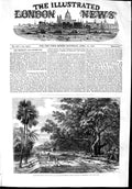 Original Old Antique Print 1853 Railways India Calcutta Railway Town Serampore