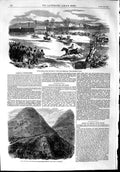 Old Antique Print 1853 Horses Cloud Versailles Job'S Copper Mine Jamaica 19th