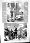 Original Old Antique Print 1853 Scene Thornu Flowery Path Children Cope Uwins
