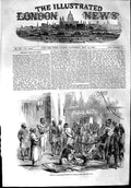 Original Old Antique Print 1853 Scene Magistrates Cutchery Court Oude Natives