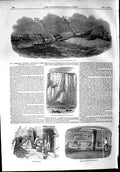 Old Antique Print 1853 Cave Margaret Foreland William Hutt Ship Electric 19th