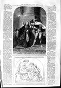 Original Old Antique Print 1853 Marino Faliero Carl Haag Music Arcadians Art